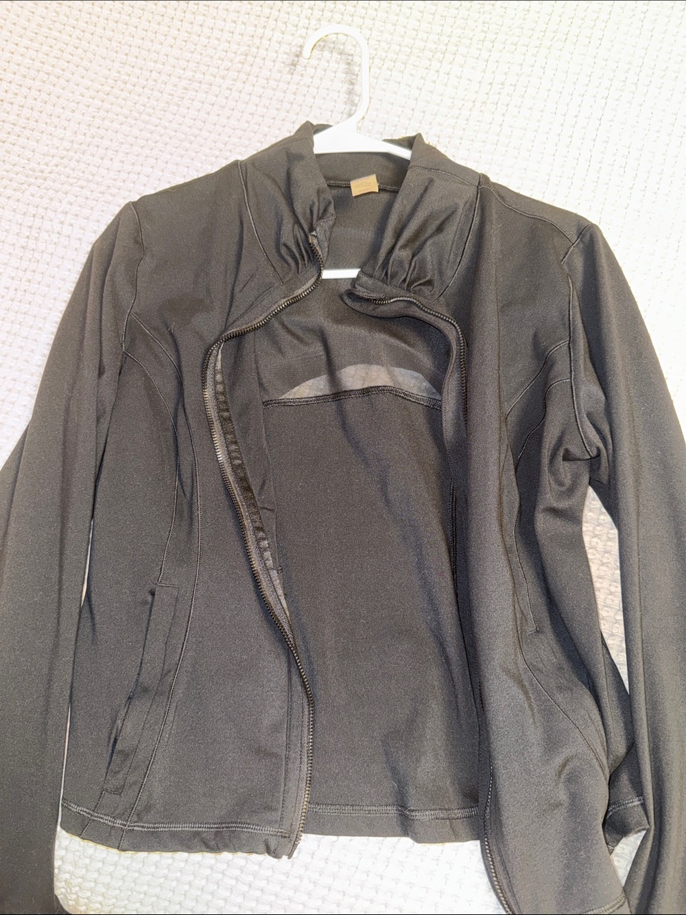 Black Women's Softshell Zip Jacket